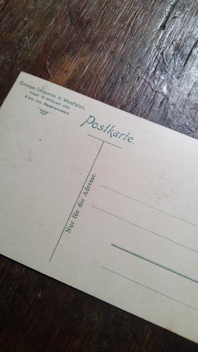 Ansichtspostkarte  Ennepe Talsperre - Front Cover