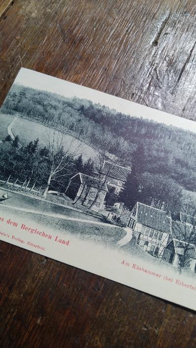 Ansichtspostkarte  Partie aus dem Bergischen Land  Am Käshammer (bei Elberfeld) - Front Cover