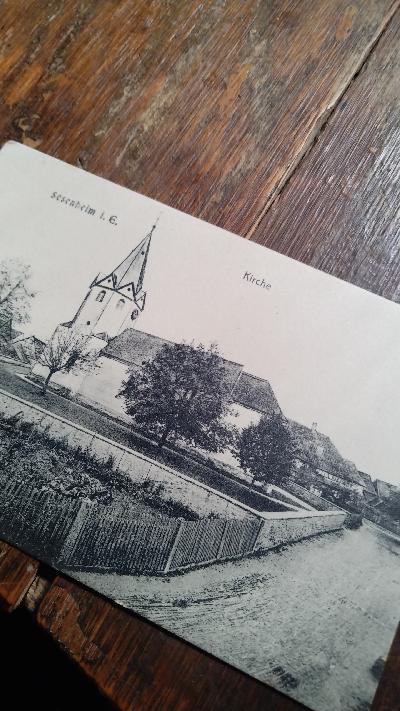 Ansichtspostkarte  Sesenheim i.E.  Kirche - Front Cover