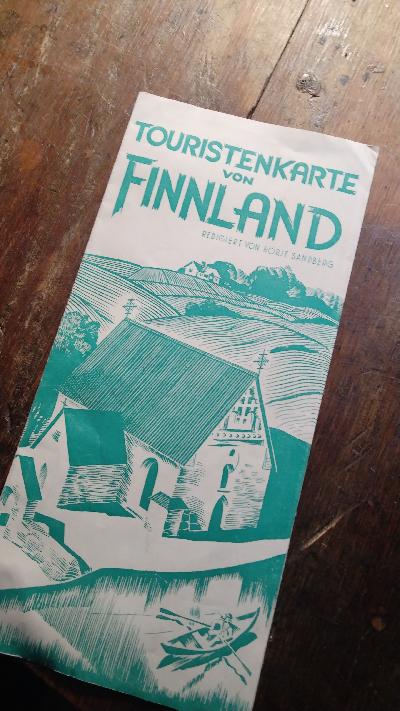 Touristenkarte von Finnland - Front Cover