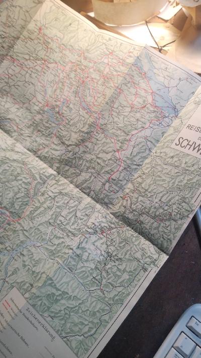 Reisekarte der Schweiz - Front Cover