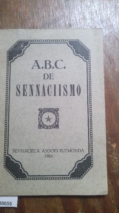 A.B.C. de Sennaciismo - Front Cover