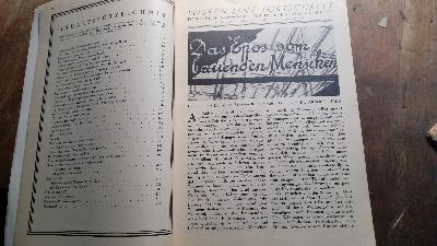 Wissen und Fortschritt  Populäre Monatsschrift für Technik und Wissenschaft V.. Jahrgang Heft 5   Sonderheft zur Deutschen Bauausstellung Berlin 1931 - Front Cover