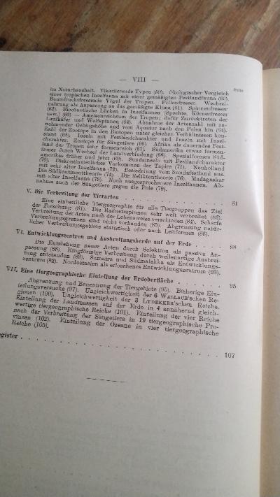 Grundlagen einer ökologischen Tiergeographie  2 Bände - Front Cover