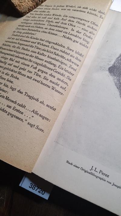 Ostjüdische Erzähler  J.-L. Perez/Scholem-Alejchem/Scholem Asch  Ausgewählt und aus dem Jiddischen übersetzt - Front Cover