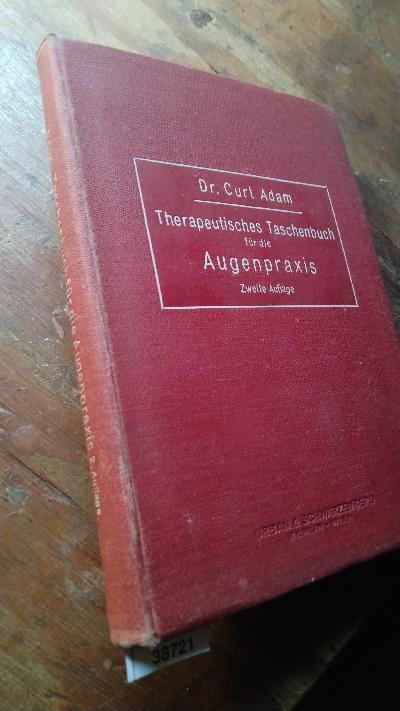 Therapeutisches Taschenbuch für die Augenpraxis - Front Cover