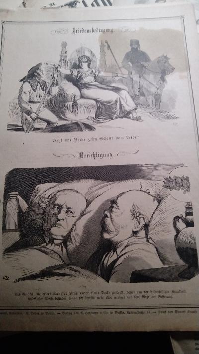 Kladderadatsch. Humoristisch-satyrisches Wochenblatt  Nr.18,20-22,25,27,29/30,31,33-40,42,43;    18,25,27-31,43 nur Beiblatt - Front Cover