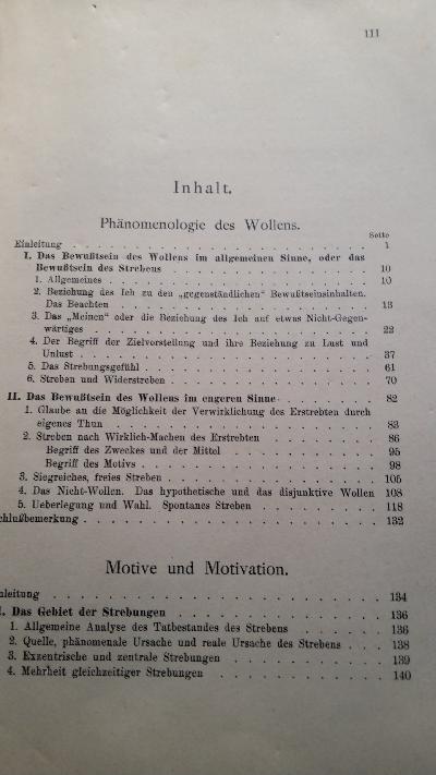 Phänomenologie des Wollens Eine psychologische Analyse   Motive und Motivation - Front Cover