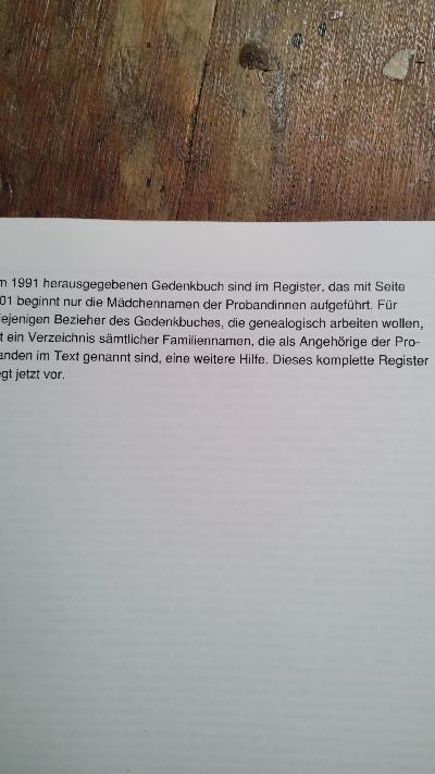 Deutsch - baltisches Gedenkbuch   Unsere Toten der Jahre 1939 - 1947  Vollständiges Register der im Gedenkbuch nicht alphabetisch vorkommenden Familiennamen - Front Cover
