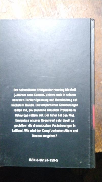 Hunde von Riga - Front Cover