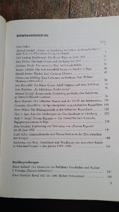 Jahrbuch des baltischen Deutschtums 1993 - Front Cover