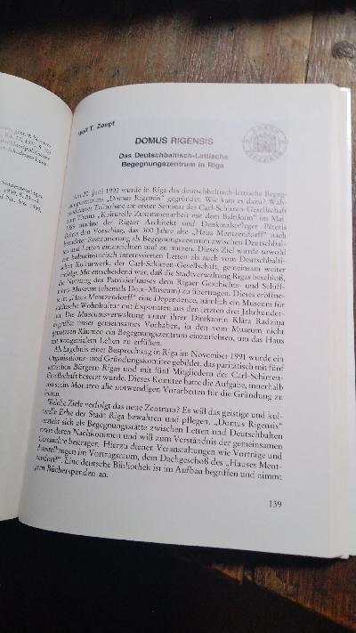 Jahrbuch des baltischen Deutschtums 1993 - Front Cover