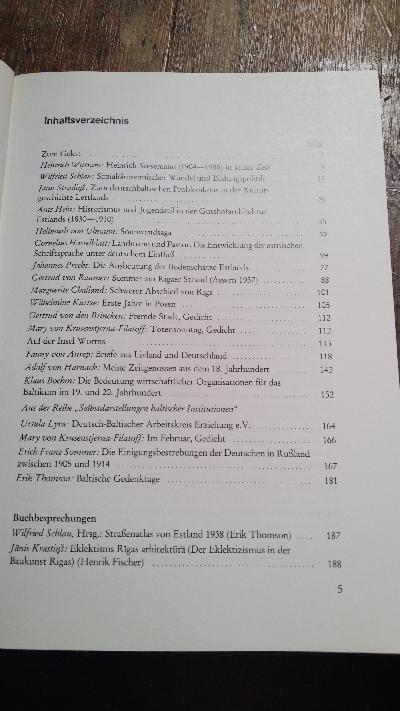 Jahrbuch des baltischen Deutschtums 1990 - Front Cover