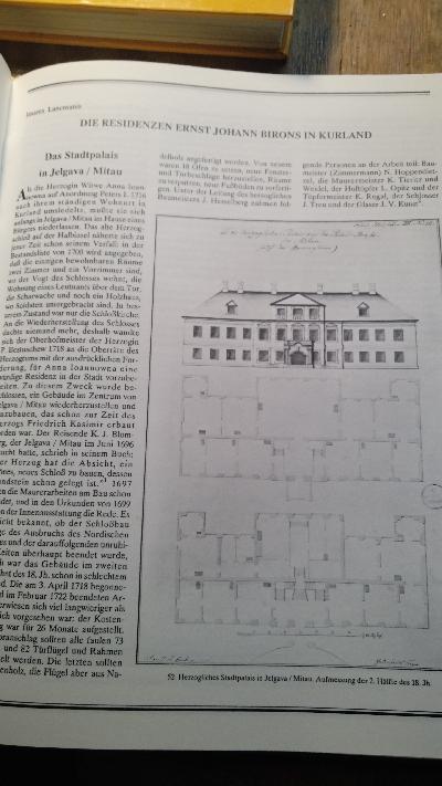 Ernst Johann Biron  1690 - 1990  Katalog der Ausstellung im Schloss Rundale / Ruhental - Front Cover