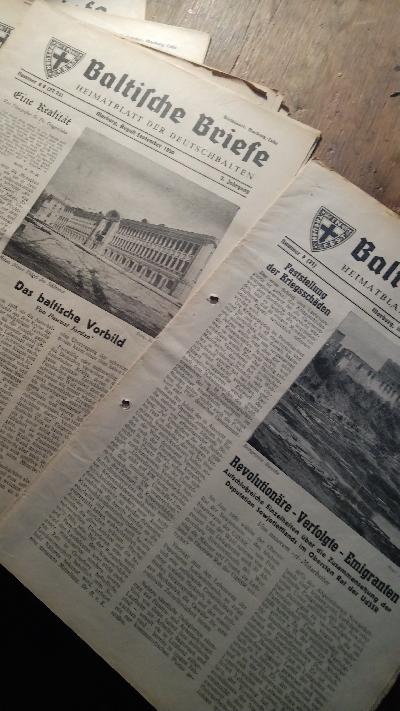 Baltische Briefe  Heimatblatt der Deutschbalten  Nr. 1-12  completter Jahrgang 1950 - Front Cover
