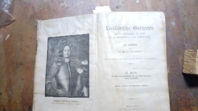 Livländische Geschichte von der Aufsegelung der Lande bis zur Einverleibung in das russische Reich  2. Band  Die Provinzialgeschichte bis zur Unterwerfung unter Russland - Front Cover