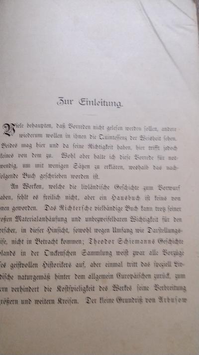 Geschichte Liv-, Est-, und Kurlands  von der Aufsegelung des Landes bis zur Einverleibung in das Russische Reich  I. Band Die Zeit bis zum Untergang livländischer Selbstständigkeit   - Front Cover