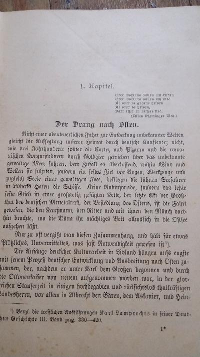 Geschichte Liv-, Est-, und Kurlands  von der Aufsegelung des Landes bis zur Einverleibung in das Russische Reich  I. Band Die Zeit bis zum Untergang livländischer Selbstständigkeit   - Front Cover