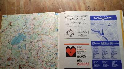 Road Atlas of Latvia  Latvijas autocelu atlants - Front Cover