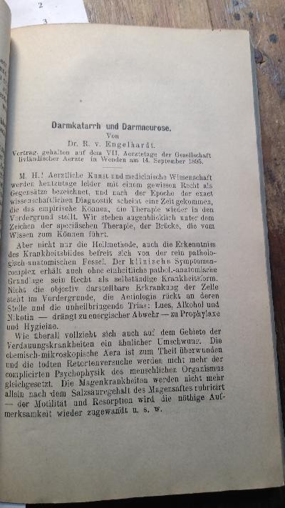 Protocolle des Siebenten Ärztetages der Gesellschaft Livländischer Ärzte in Wenden - Front Cover