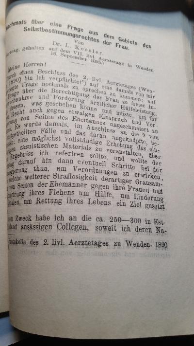 Protocolle des Siebenten Ärztetages der Gesellschaft Livländischer Ärzte in Wenden - Front Cover