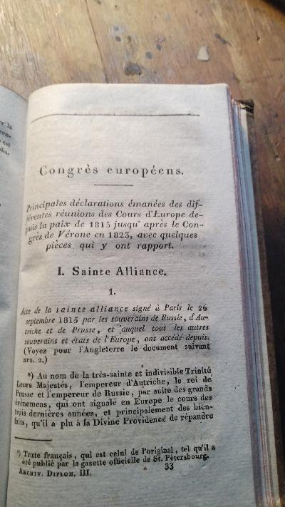 Archives Diplomatiques pour L Histoire du Temps et des Etats  Troisieme Volume:  Espagne; Congress Europeens - Front Cover