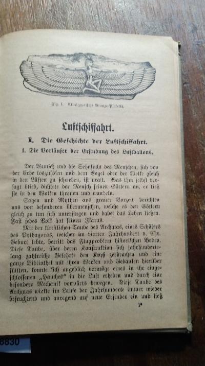 Die Luftschiffahrt - Front Cover