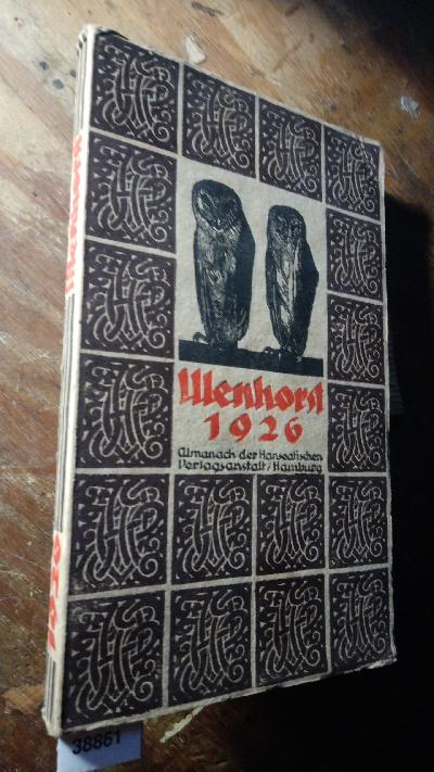 Ulenhorst  1926  Almanach der Hanseatischen Verlagsanstalt Hamburg - Front Cover