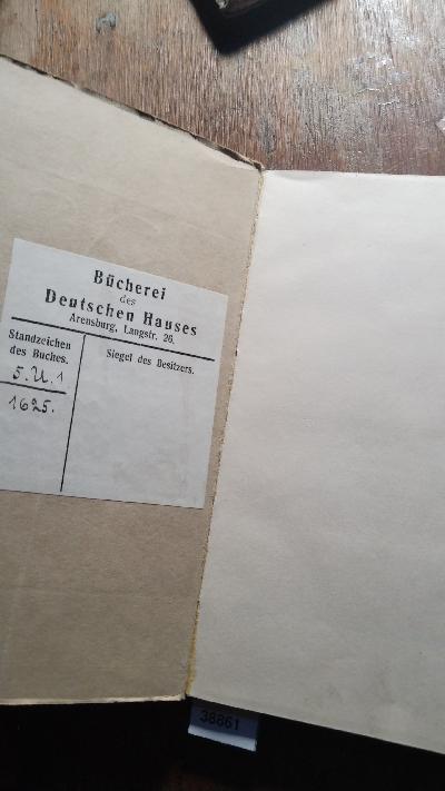 Ulenhorst  1926  Almanach der Hanseatischen Verlagsanstalt Hamburg - Front Cover