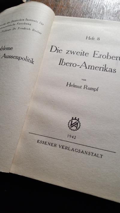Die zweite Eroberung Ibero - Amerikas - Front Cover