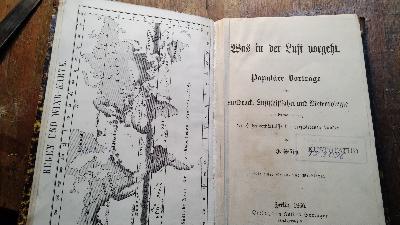 Was in der Luft vorgeht.  Populäre Vorträge  über Luftdruck, Luftschiffahrt und Meteorologie mit Berücksichtigung der Höhenverhältnisse der verschiedenen Länder - Front Cover