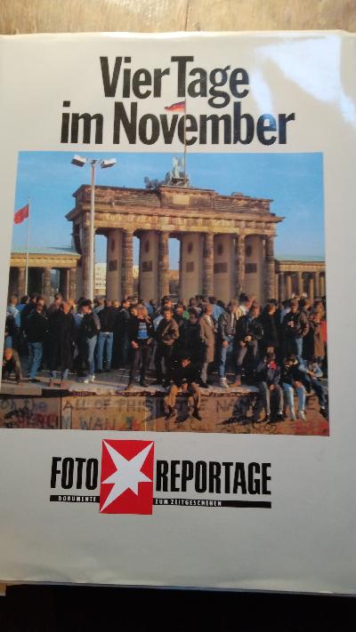 Vier Tage im November  (DDR Mauerfall) - Front Cover