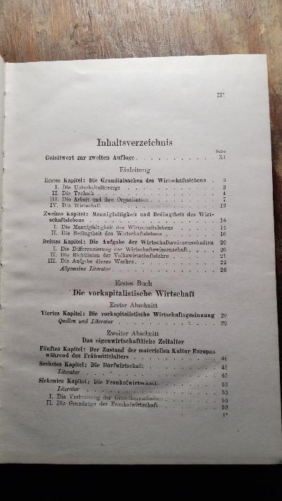 Der moderne Kapitalismus  Erster Band  Erste Hälfte - Front Cover