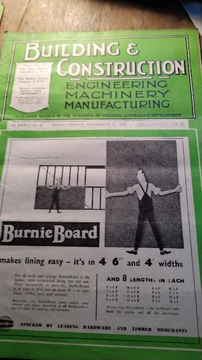 Building & Construction  Engineering  Machinery  Manufacturing  Vol. XXXII Heft 27 -  52 - Front Cover