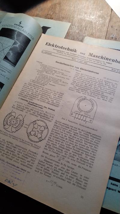 E und M  Elektrotechnik und Maschinenbau Heft 17/18,25/26,- 31/32  62. Jahrgang  - Front Cover