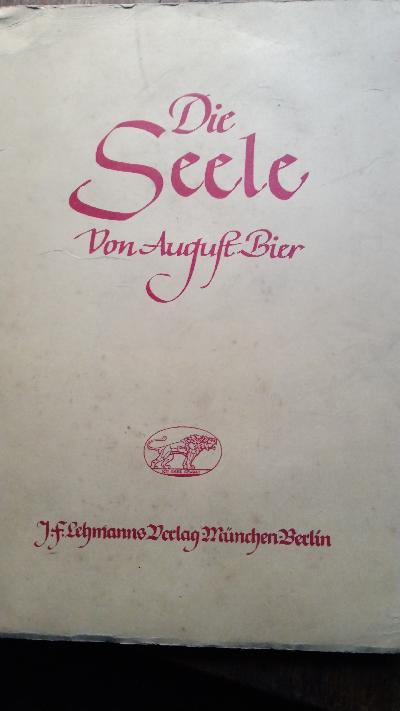 Die Seele - Front Cover
