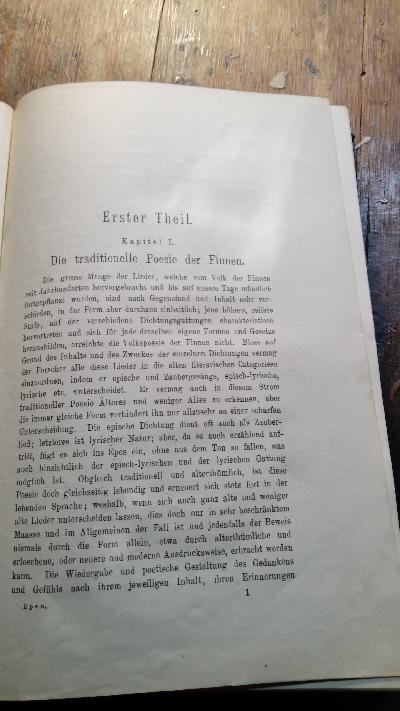 Der Kalewala oder die traditionelle Poesie der Finnen  Historisch kritische Studie über den Ursprung der grossen nationalen Epopöen - Front Cover