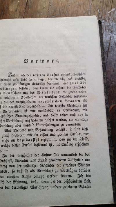 Geschichte der Teutschen und der vorzüglichen europäischen Staaten  für höhere Unterrichtsanstalten  Mit besonderer Rücksicht auf Geographie und Literatur  Erste Abteilung.  Teutsche Geschichte. Das Mittelalter - Front Cover