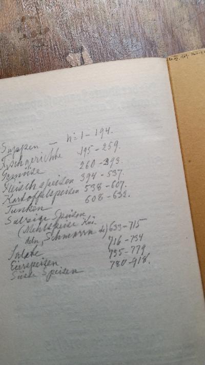 Kochbuch  1915  So kocht man gut und billig für 3 Personen um eine Mark   Ein Kriegskochbuch - Front Cover