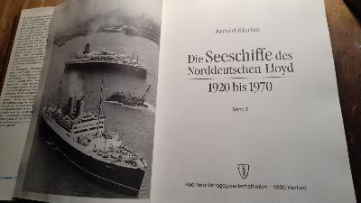 Die Seeschiffe des Norddeutschen Lloyd  1920 - 1970  Band 2 - Front Cover